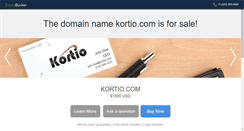 Desktop Screenshot of kortio.com