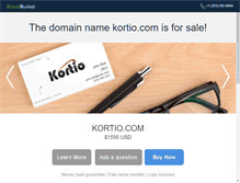 Tablet Screenshot of kortio.com